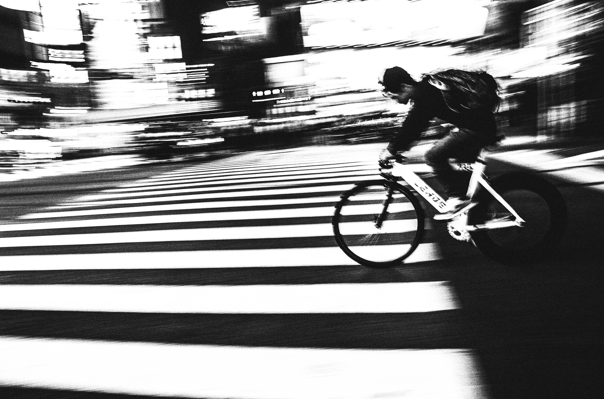 Shibuya: April, 2016 (Black and white)